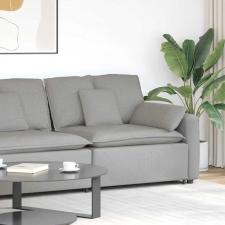 vidaXL felhőszürke moduláris kanapé karfás végmodul párnákkal 100 cm bútor