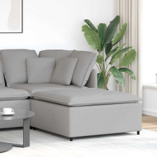 vidaXL felhőszürke moduláris kanapé lábzsámoly modul 100x100x48 cm bútor