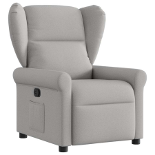 vidaXL felhőszürke szövet dönthető fotel (4015665) bútor