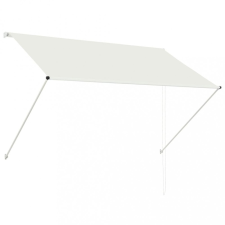 vidaXL Feltekerhető krémszínű napellenző 200 x 150 cm kerti bútor
