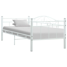 vidaXL Fém Kanapéágy Keret - Fehér - 90x200 cm ágy és ágykellék