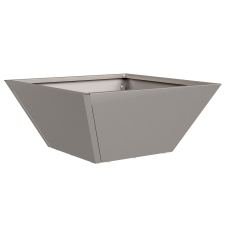 vidaXL Fém virágcserép Időjárásálló acél 35 x 35 x 15 cm Tartós (873808) kerti tárolás