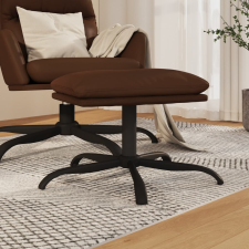 vidaXL fényes barna műbőr lábzsámoly 45 x 29,5 x 39 cm bútor