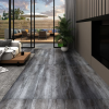 vidaXL fényes szürke 2 mm-es PVC padlóburkolat 5,26 m²