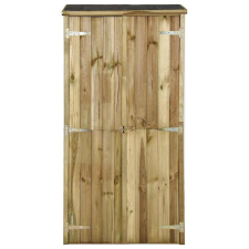 vidaXL fenyőfa kerti szerszámtároló fészer 85 x 48 x 177 cm (45138) kerti tárolás
