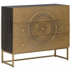 vidaXL Fiókos szekrény fiókkal Bronz 75 x 30 x 65 cm
