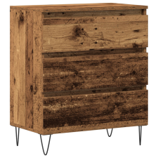 vidaXL Fiókos Szekrény Régi Fa 60x35x70 cm Műanyag (863495) bútor