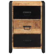vidaXL Fiókszekrény 50x35x70 cm Tömör durva fa mangó (4013583) bútor