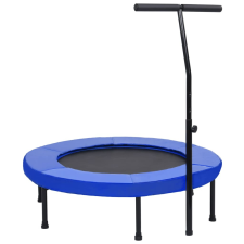 vidaXL fitnesz trambulin kapaszkodóval és biztonsági párnázással 102 cm trambulin szett