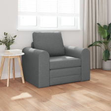 vidaXL Floor Kanapéágy 2 az 1-ben Sötétszürke 98x71x83 cm Szövet bútor
