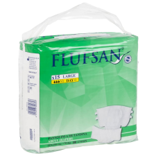 vidaXL Flufsan 15 db eldobható felnőtt pelenka L-es méret gyógyászati segédeszköz