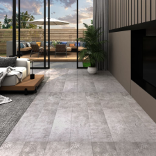 vidaXL földszürke 2 mm-es öntapadó PVC padlóburkoló lapok 5,21 m² dekorburkolat