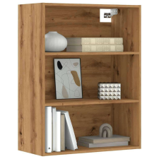 vidaXL Függesztett fali szekrény kézműves tölgy 69,5x32,5x90 cm bútor