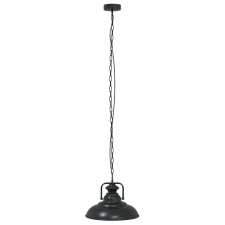 vidaXL függőlámpa E27 Fekete Ø 31 cm vas (4103456) világítás