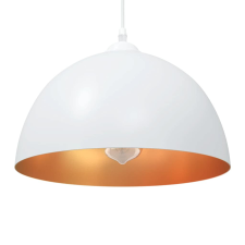 vidaXL függőlámpák 2 db Állítható magasságú E27 fehér Ø 30 cm Fém világítás