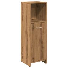 vidaXL fürdőszobai szekrény kézműves tölgy 30x30x95 cm műszaki fa (856034) fürdőszoba bútor