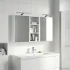 vidaXL Fürdőszobai Szekrény Szett 3 db 116 x 16 x 62,5 cm Szerelt fa