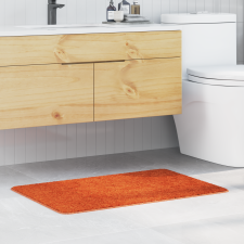 vidaXL Fürdőszobai Szőnyeg Négyszögletes Narancs 60x90 cm Poliészter Csúszásmentes lakástextília