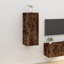 vidaXL füstös tölgy színű fali TV-szekrény 40x34,5x100 cm bútor