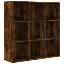 vidaXL füstös tölgy színű könyvszekrény 98 x 30 x 98 cm (815450) bútor