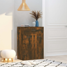 vidaXL füstös tölgy színű szerelt fa cipősszekrény 60 x 35 x 84 cm bútor