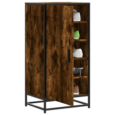 vidaXL füstös tölgy színű szerelt fa cipőtartó 48x38x97,5 cm bútor