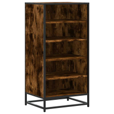 vidaXL füstös tölgy színű szerelt fa cipőtartó 48x38x97,5 cm (849206) bútor
