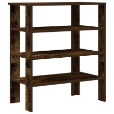 vidaXL füstös tölgy színű szerelt fa cipőtartó 61x32x70 cm (859846) bútor