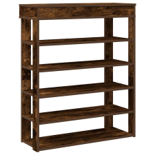 vidaXL füstös tölgy színű szerelt fa cipőtartó 80x30x98 cm (859936) bútor