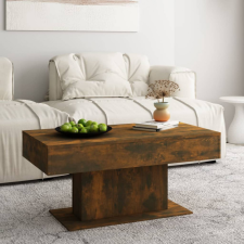 vidaXL füstös tölgy színű szerelt fa dohányzóasztal 96 x 50 x 45 cm bútor