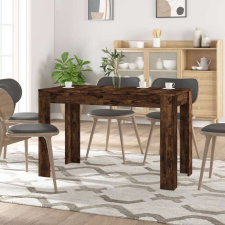 vidaXL füstös tölgy színű szerelt fa étkezőasztal 120 x 60 x 76 cm bútor