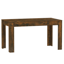 vidaXL füstös tölgy színű szerelt fa étkezőasztal 140 x 74,5 x 76 cm (815198) bútor