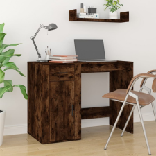 vidaXL füstös tölgy színű szerelt fa íróasztal 100x49x75 cm íróasztal