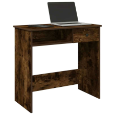 vidaXL füstös tölgy színű szerelt fa íróasztal 80 x 40 x 75 cm íróasztal