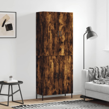 vidaXL füstös tölgy színű szerelt fa magasszekrény 69,5 x 34 x 180 cm bútor