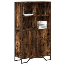 vidaXL füstös tölgy színű szerelt fa magasszekrény 79,5x35,5x137,5 cm bútor