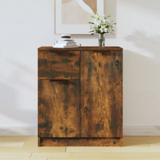 vidaXL füstös tölgy színű szerelt fa tálalószekrény 60 x 30 x 70 cm bútor