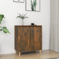 vidaXL füstös tölgy színű szerelt fa tálalószekrény 60 x 35 x 70 cm bútor