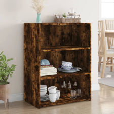 vidaXL füstös tölgy színű szerelt fa tálalószekrény 70 x 41 x 93 cm bútor