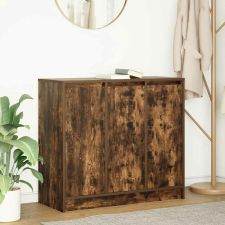 vidaXL füstös tölgy színű szerelt fa tálalószekrény 85x34x76 cm bútor
