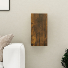 vidaXL füstös tölgy színű szerelt fa TV-szekrény 30,5 x 30 x 60 cm bútor