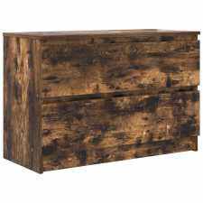 vidaXL füstös tölgy színű szerelt fa TV-szekrény 80x35x54 cm (861791) bútor