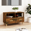 vidaXL füstös tölgy színű szerelt fa TV-szekrény 80x36x50 cm