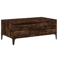 vidaXL füstös tölgyszínű fatermék dohányzóasztal 90x50x36,5 cm (821121) bútor
