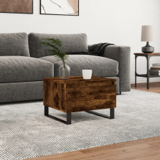 vidaXL füstös tölgyszínű műfa dohányzóasztal 50x46x35 cm bútor