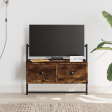 vidaXL füstös tölgyszínű műfa fali TV szekrény 60,5 x 30 x 51 cm bútor