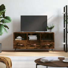 vidaXL füstös tölgyszínű műfa TV-szekrény 102 x 36 x 50 cm bútor