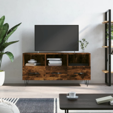 vidaXL füstös tölgyszínű műfa TV-szekrény 102 x 36 x 50 cm bútor