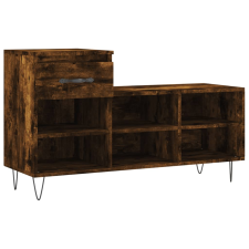 vidaXL füstös tölgyszínű szerelt fa cipősszekrény 102 x 36 x 60 cm (831369) bútor