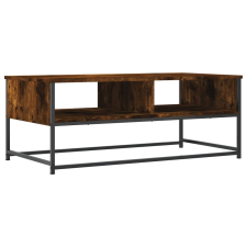 vidaXL füstös tölgyszínű szerelt fa dohányzóasztal 100 x 51 x 40 cm (835351) bútor